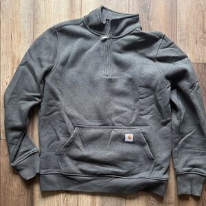 Carhartt Charcoal Quarter-Zip Pullover